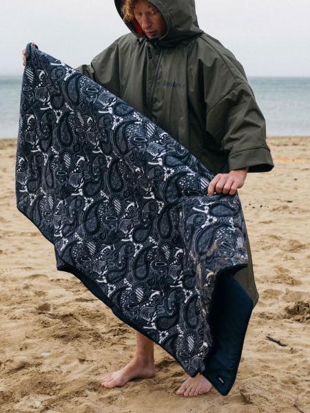 Tryckt Paisley Finisterre Mission Paisley Filt