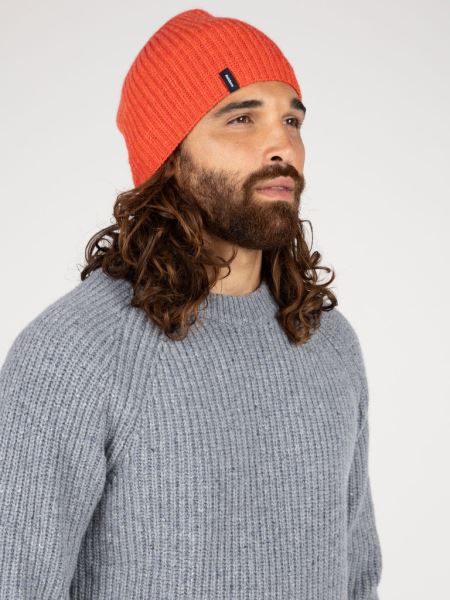 Tomma Räfflade Beanie Finisterre Flamma