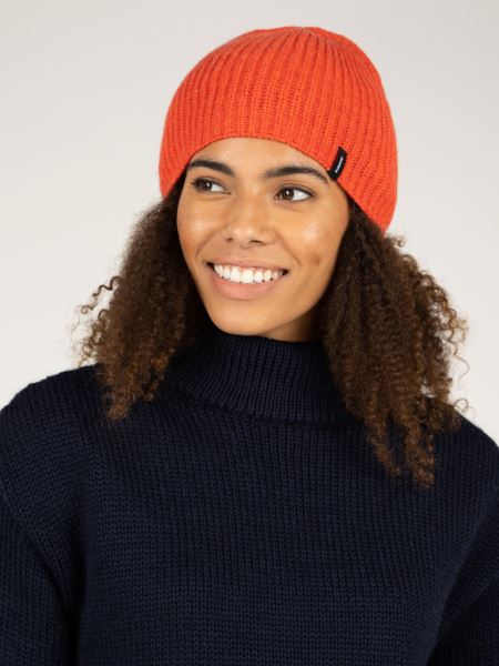 Tomma Räfflade Beanie Finisterre Flamma