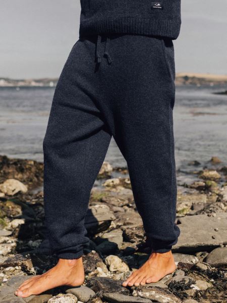 Columba Stickad Jogger Finisterre Indigo