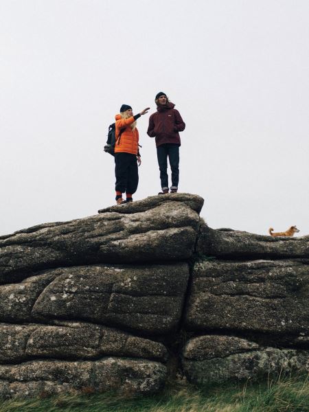 Stormbird Vattentät Jacka För Män Mörk Vinröd Finisterre