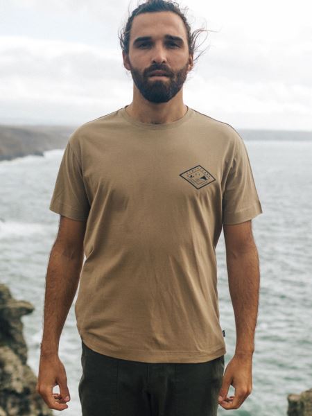 Diamantlogotyp T-shirt Finisterre Flint