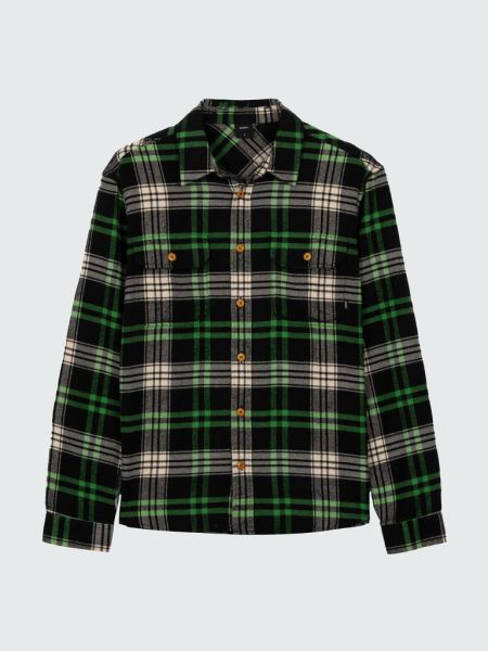 Finisterre Beardsmore Skjorta Jaspis Grön/svart Rutig