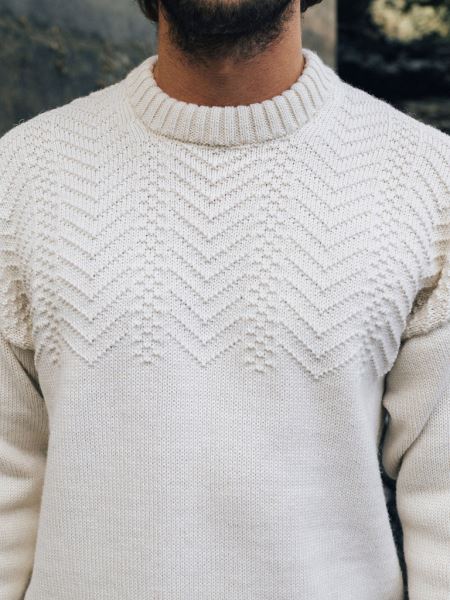 Ecru Rnli Malin Gansey Jumper Finisterre