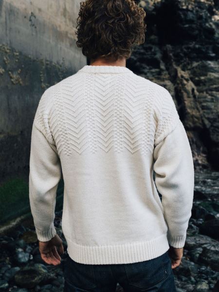Ecru Rnli Malin Gansey Jumper Finisterre
