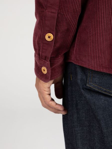 Finisterre Mörk Vinröd Cordium Skjorta