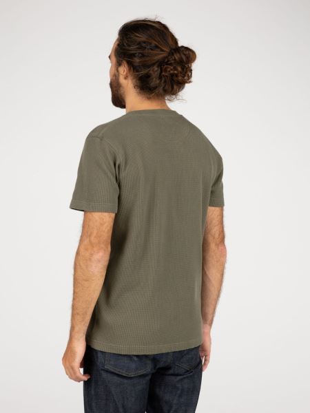 Oliv Dunnet Våffla T-shirt Finisterre