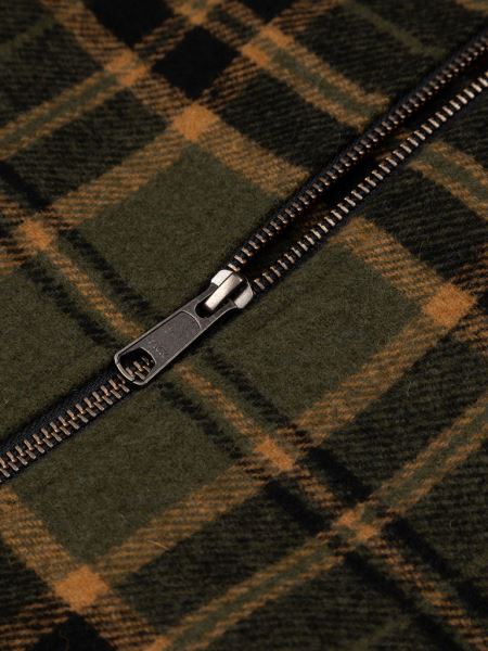 Garrick Dragkedja överskjorta Finisterre Oliv/sable Rutig