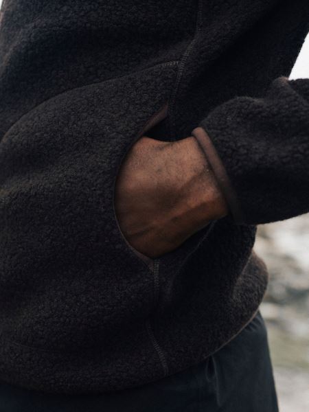 Finisterre Mörk Ozon Hegen Full Dragkedja Ull Fleece