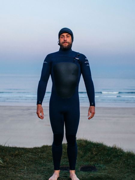 Herr Nieuwland 5 Mm Yulex Våtdräkt Med Luva Finisterre Bläck