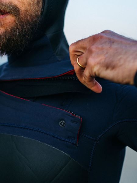 Herr Nieuwland 5 Mm Yulex Våtdräkt Med Luva Finisterre Bläck