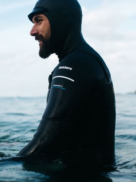 Herr Nieuwland 5 Mm Yulex Våtdräkt Med Luva Finisterre Bläck