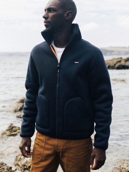 Finisterre Goodwin Fleece Marinblå