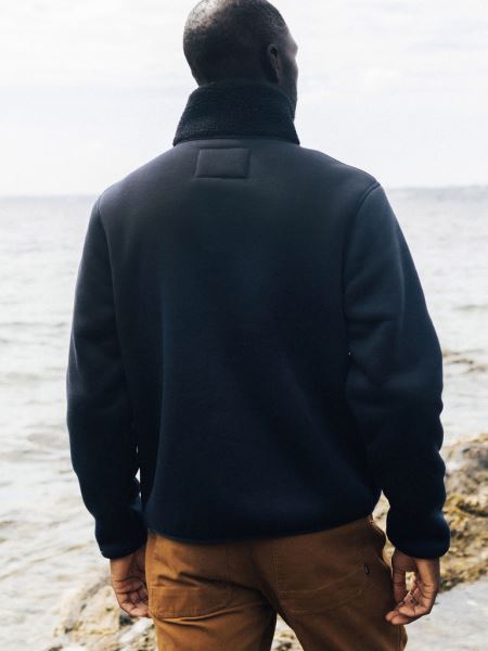 Finisterre Goodwin Fleece Marinblå
