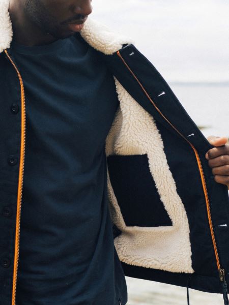 Berings Däcksjacka Marinblå Finisterre