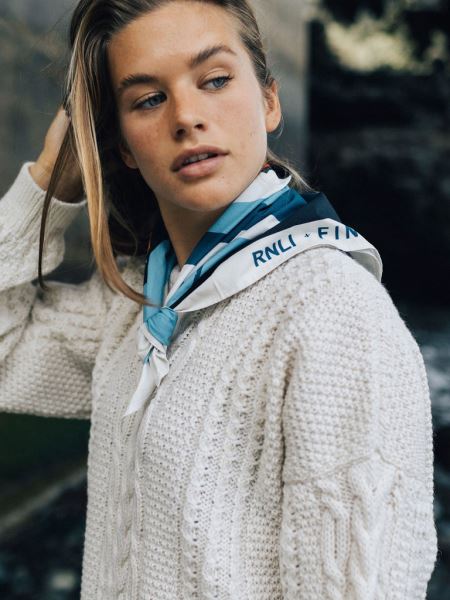 Ecru/blå Finisterre Rnli David Doran Bandana