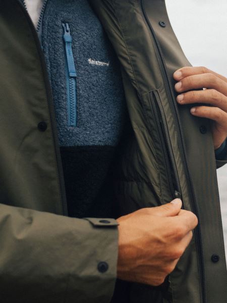 Mörk Oliv Fortis Vattentät Parkasjacka Finisterre