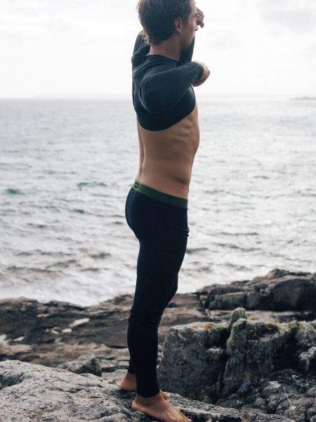 Eddy Merinoull Långkalsonger Svart/olivfinisterre