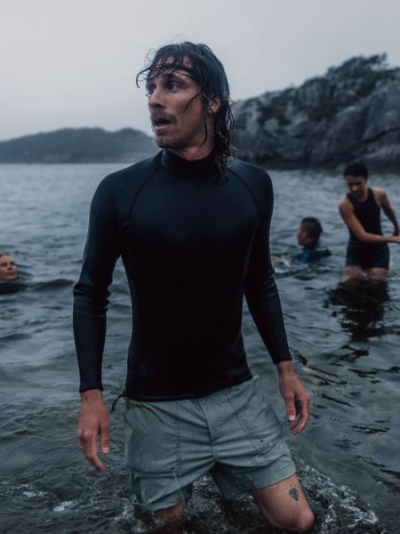 Svart Finisterre Nieuwland 2e Yulex Långärmad Topp