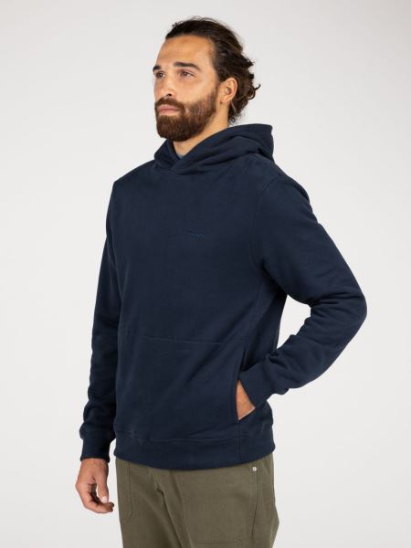 Marinblå Finisterre Zawn Hoodie