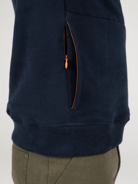 Marinblå Finisterre Zawn Hoodie