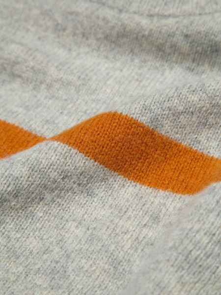 Columba Stickad Randig Tröja Finisterre Grå/sabel