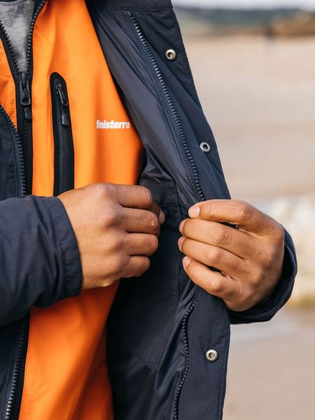 Fourier Isolerad Jacka Marinblå Finisterre