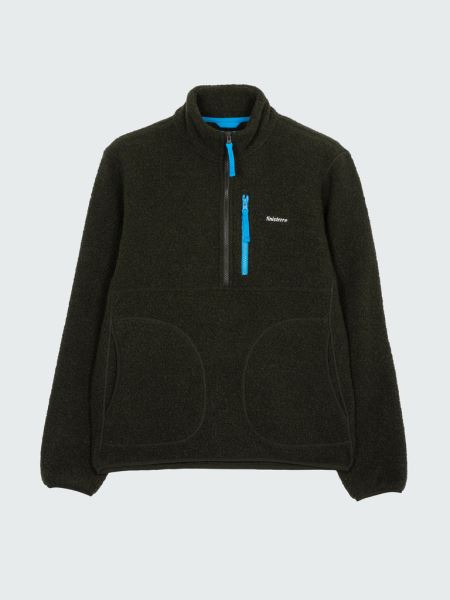 Hegen 1/4 Zip Ull Fleece Finisterre Mörk Oliv