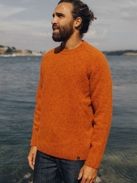 Finisterre Furlong Merino Jumper Koppar