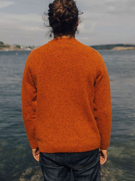 Finisterre Furlong Merino Jumper Koppar