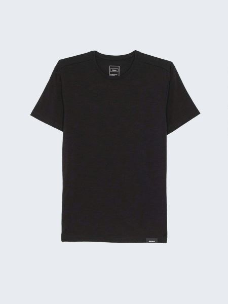 Finisterre Svart Eddy Kortärmad Merinoull Baslager T-shirt