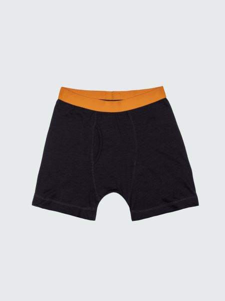 Finisterre Eddy Merinoull Boxershorts Svart/koppar