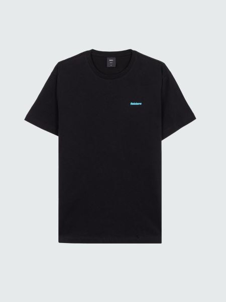 Harlyn Logotyp T-shirt Finisterre Svart/cyan