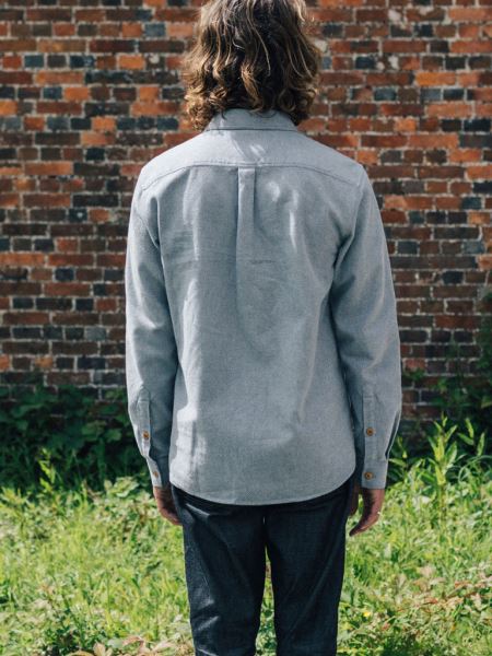 Finisterre Indigo Dobby Gylly Skjorta