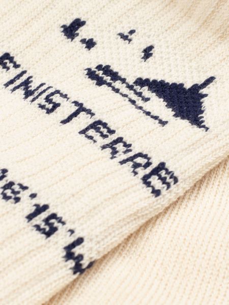 Ecru/marinblå Finisterre Rossby Sportstrumpa