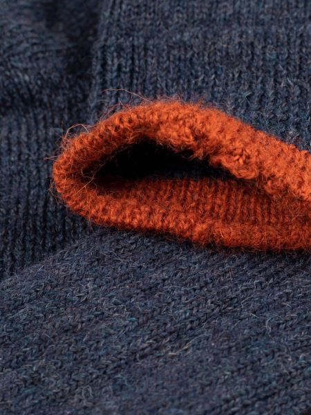 Marinblå/mörk Flamma Finisterre Bosun Strumpa