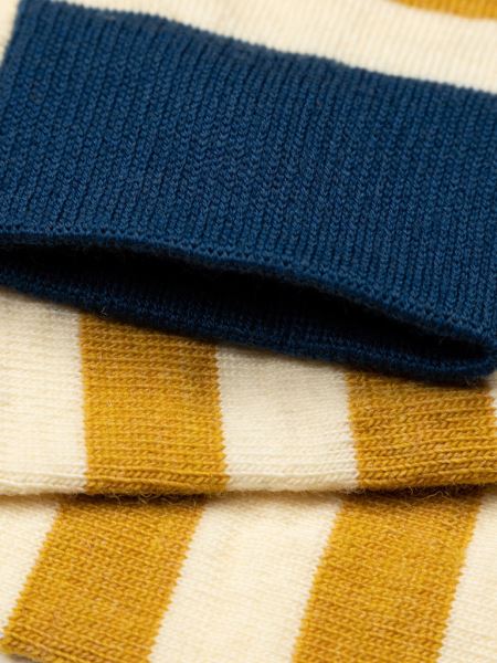 Finisterre Bivax/ecru/kingfisher Sista Lång Originalstrumpa