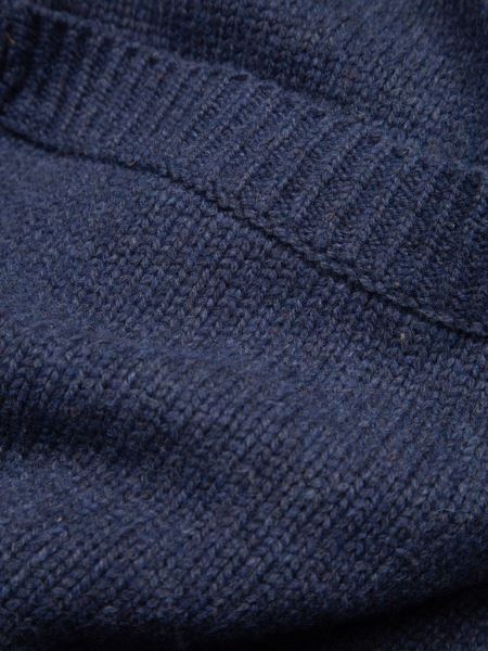 Eyre Stickad Cardigan Finisterre Indigo