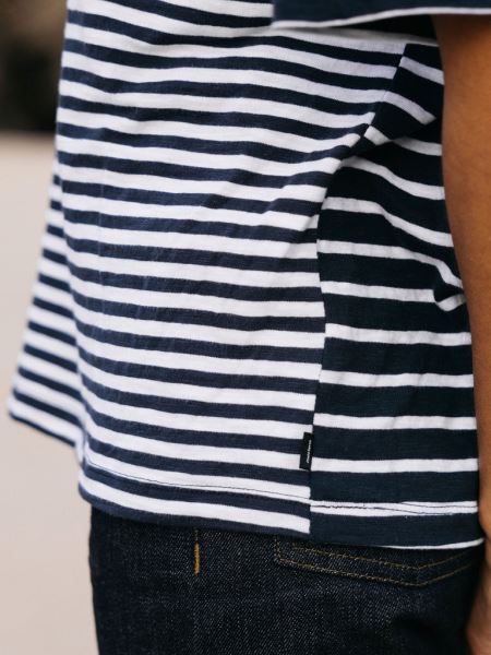 Finisterre Dart T-shirt Marin/vit