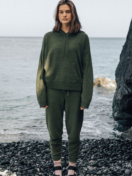 Mörk Oliv Fossey Hoodie Finisterre