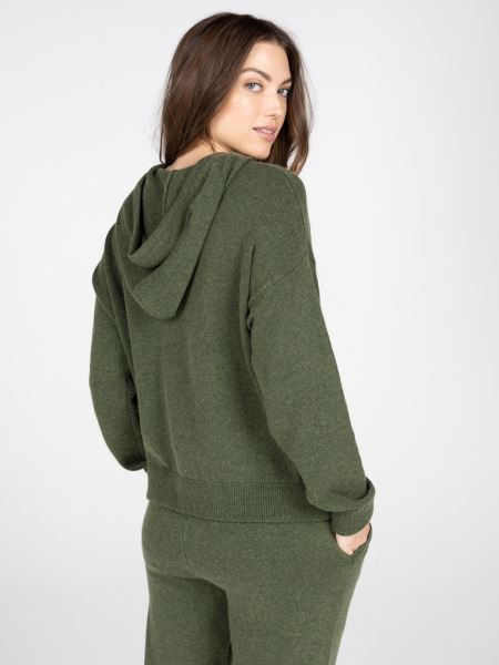 Mörk Oliv Fossey Hoodie Finisterre