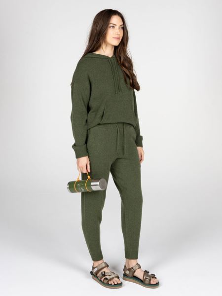 Mörk Oliv Fossey Hoodie Finisterre