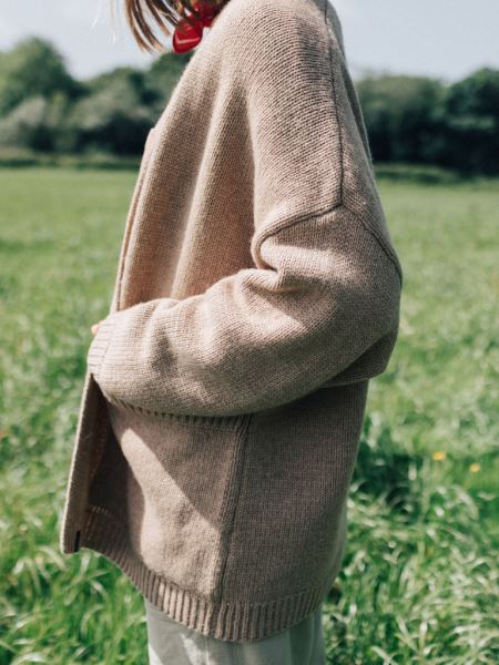 Eyre Stickad Cardigan Finisterre