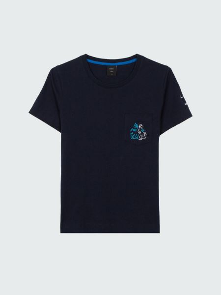 Finisterre Dam Lucas Beaufort Finisterre Kortärmad T-shirt Marinblå