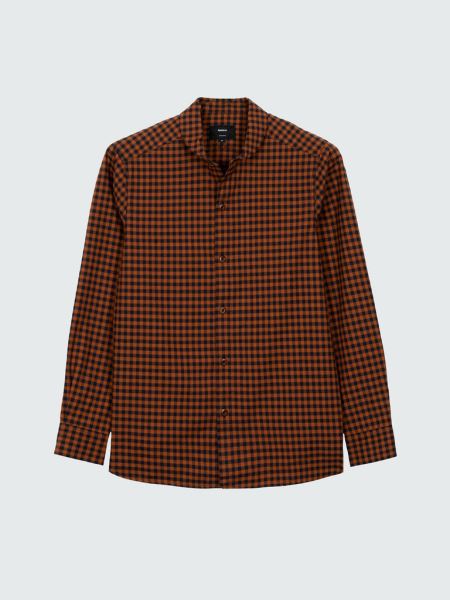 Kopparrutig Gärdsmyg Rutig Skjorta Finisterre