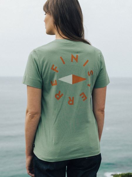 Kompass Logotyp T-shirt Finisterre