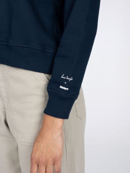 Finisterre Dam Lucas Beaufort Finisterre Sweatshirt Marinblå