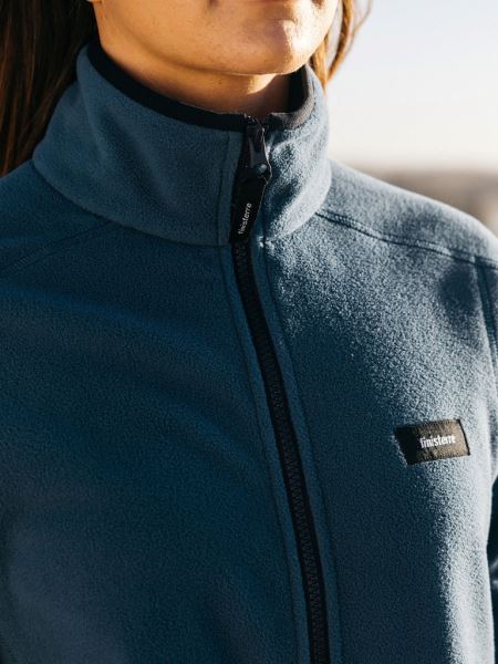 Finisterre Kingfisher Penmere Fleece Med Dragkedja