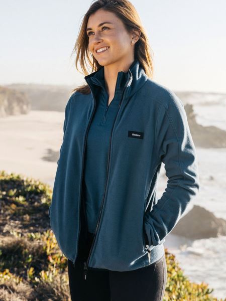 Finisterre Kingfisher Penmere Fleece Med Dragkedja