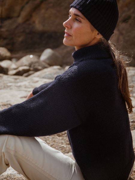 Keynvor Gansey Jumper Finisterre Marin